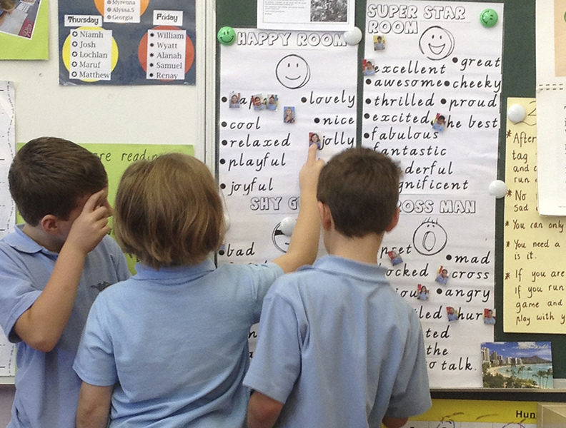 Four Rooms in the classroom